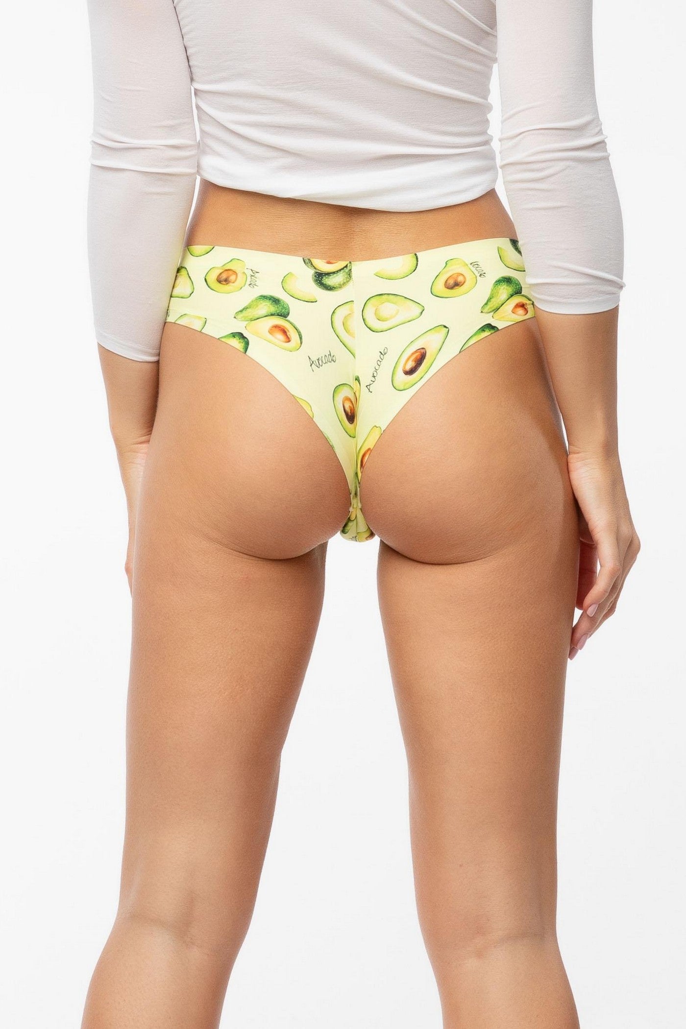Бесшовные трусики бразилиана Simple Brasil Avocado