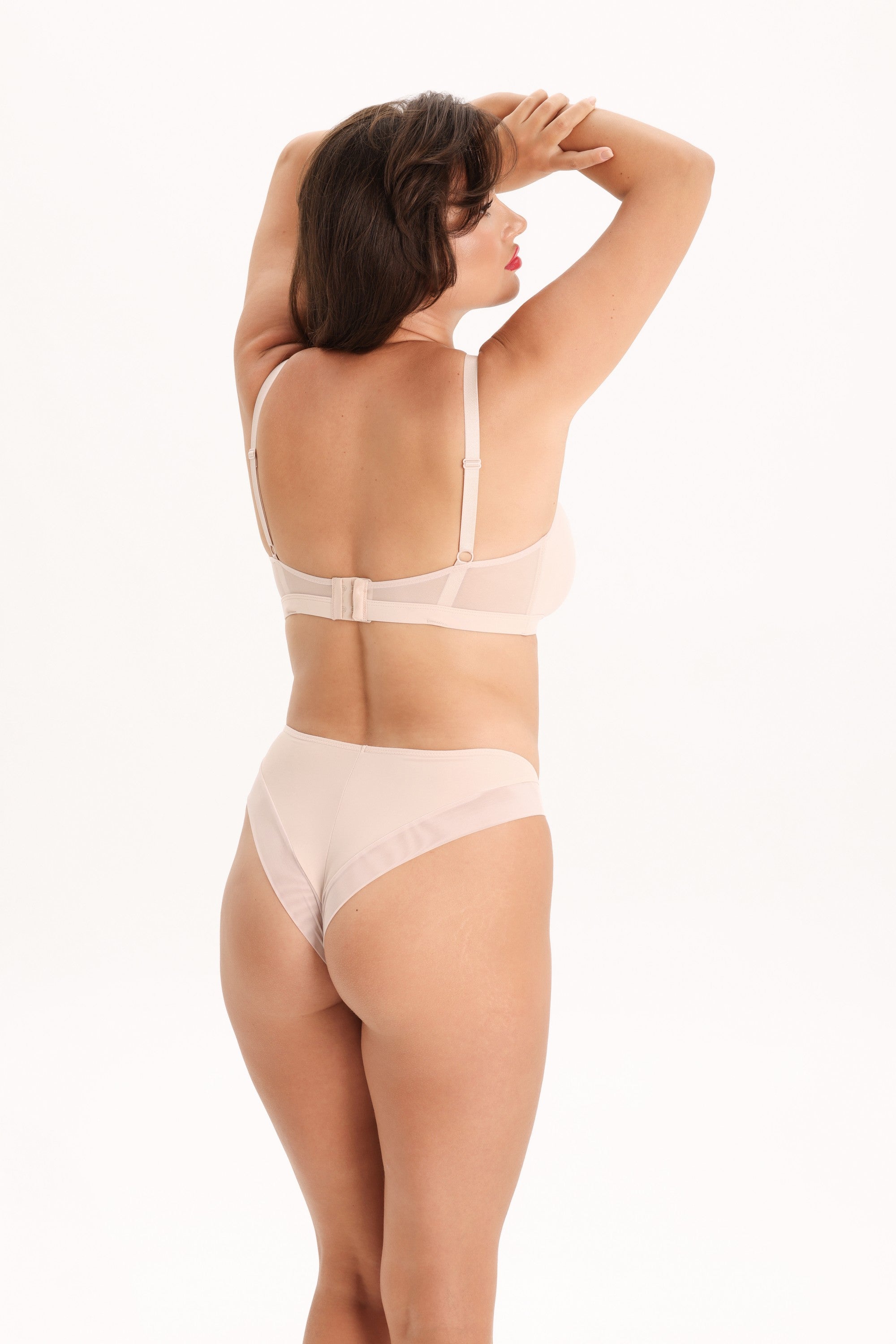 Трусики бразилиана из микрофибры 6253 peony