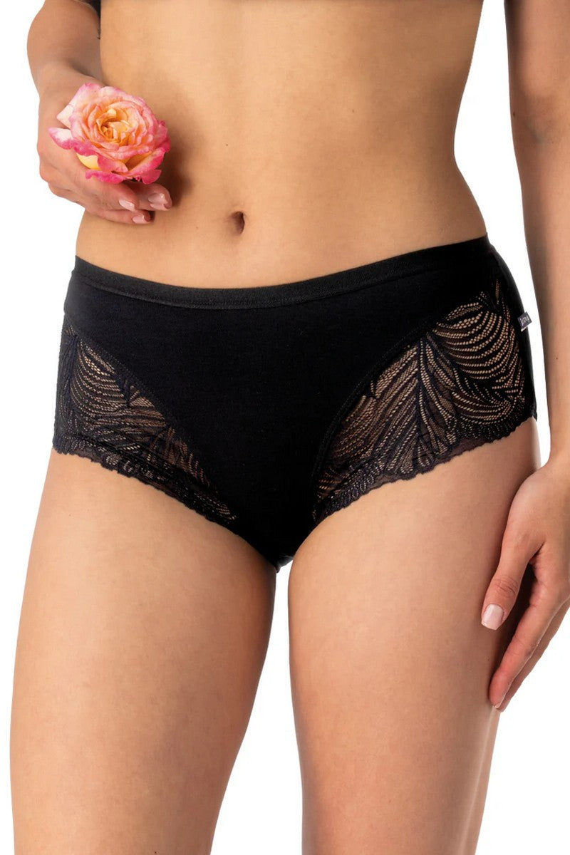 Хлопковые трусики слип LPC 112 (2 шт.) black