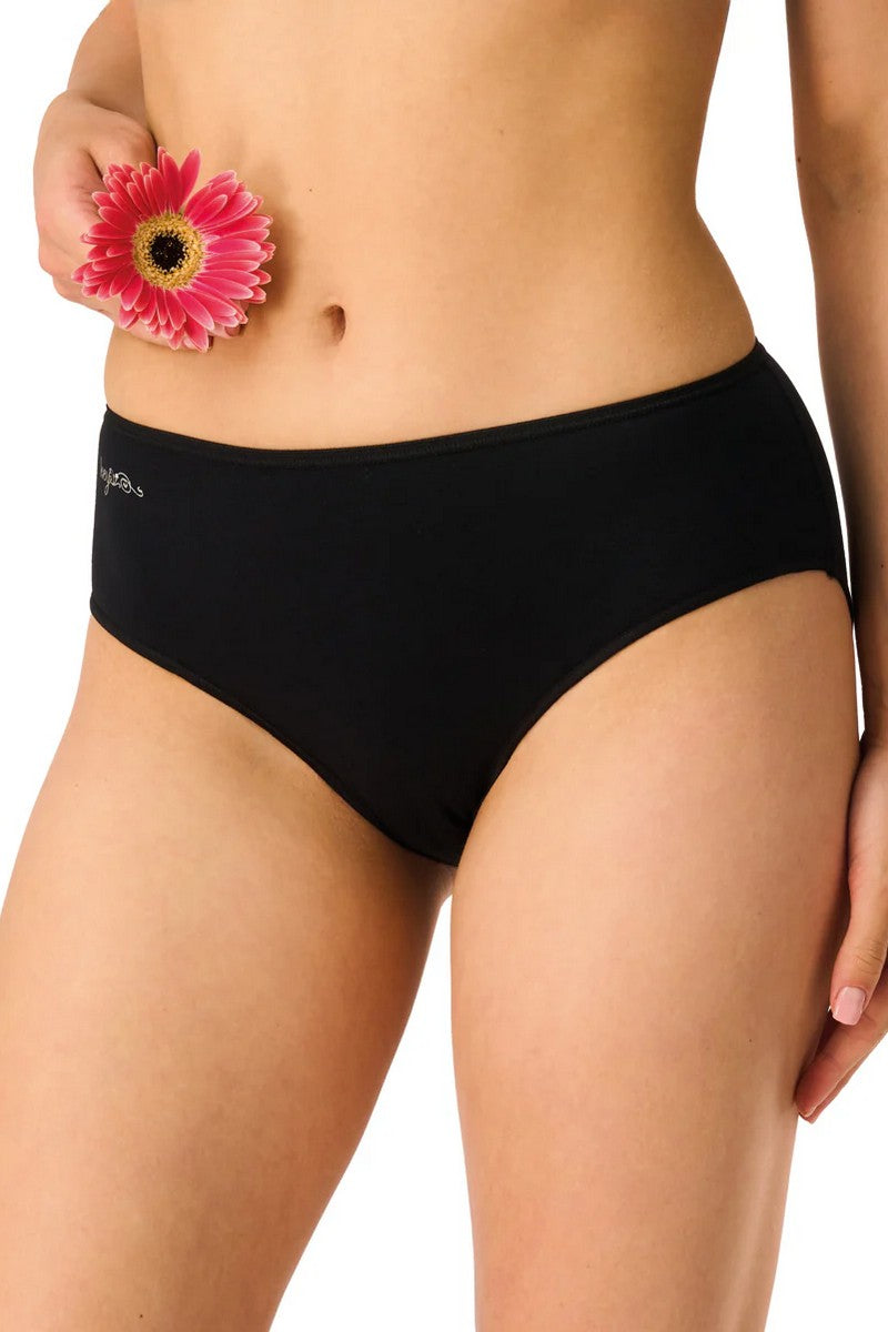 Хлопковые трусики слип LPC 185 (2 шт.) black