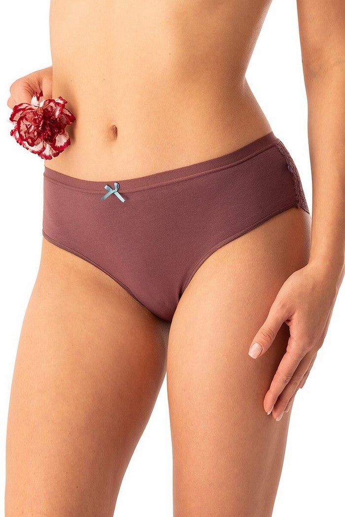 Трусики слип из хлопка LPC 590 B25 print/brown (2 шт.)