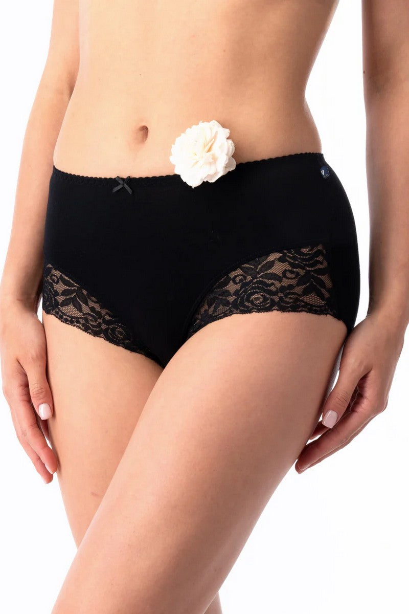 Трусики слип из бамбука LPF 002 (2 шт.) black