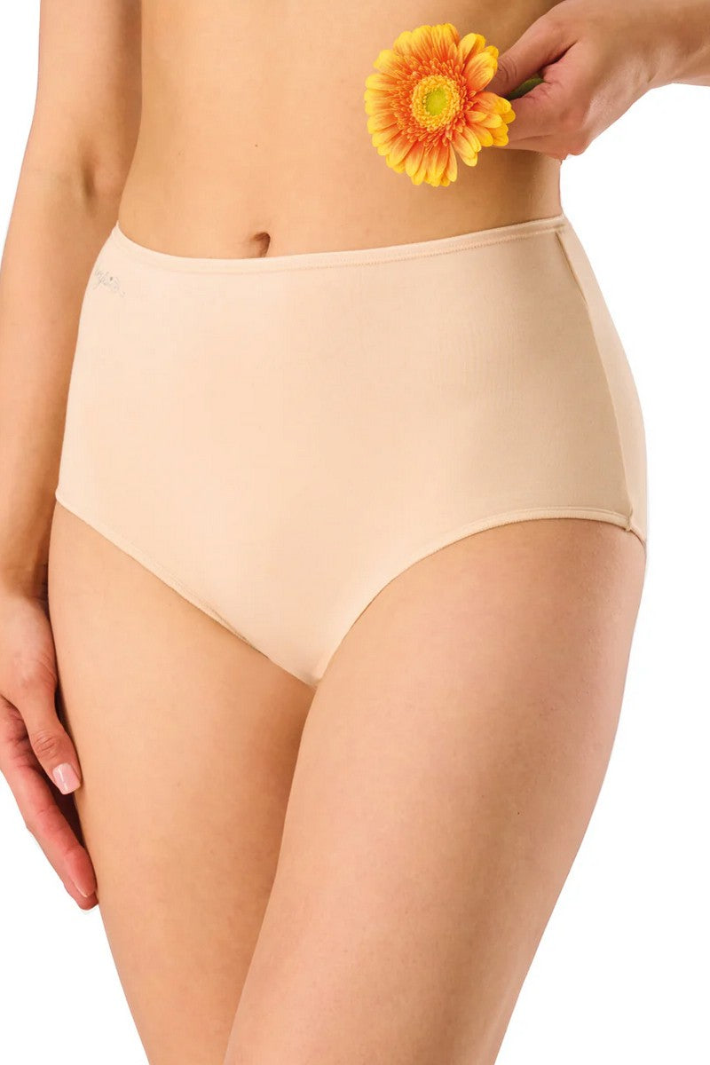 Хлопковые трусики слип LPF 185 (2 шт.) beige