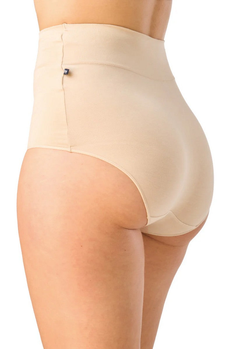 Высокие трусики слип LPM 001 beige