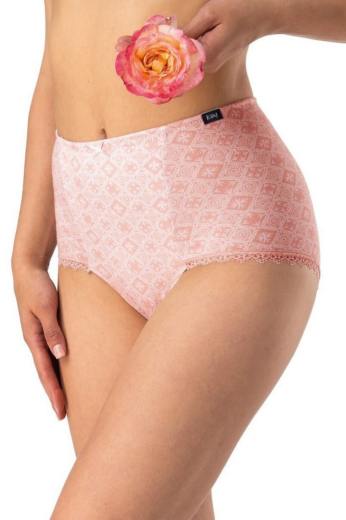 Трусики сліпи із бавовни LPM 731 B25 beige/black (2 шт.)