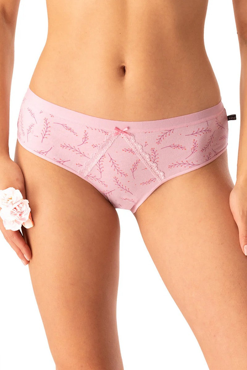 Хлопковые трусики слип LPN 523 (2 шт.) rose