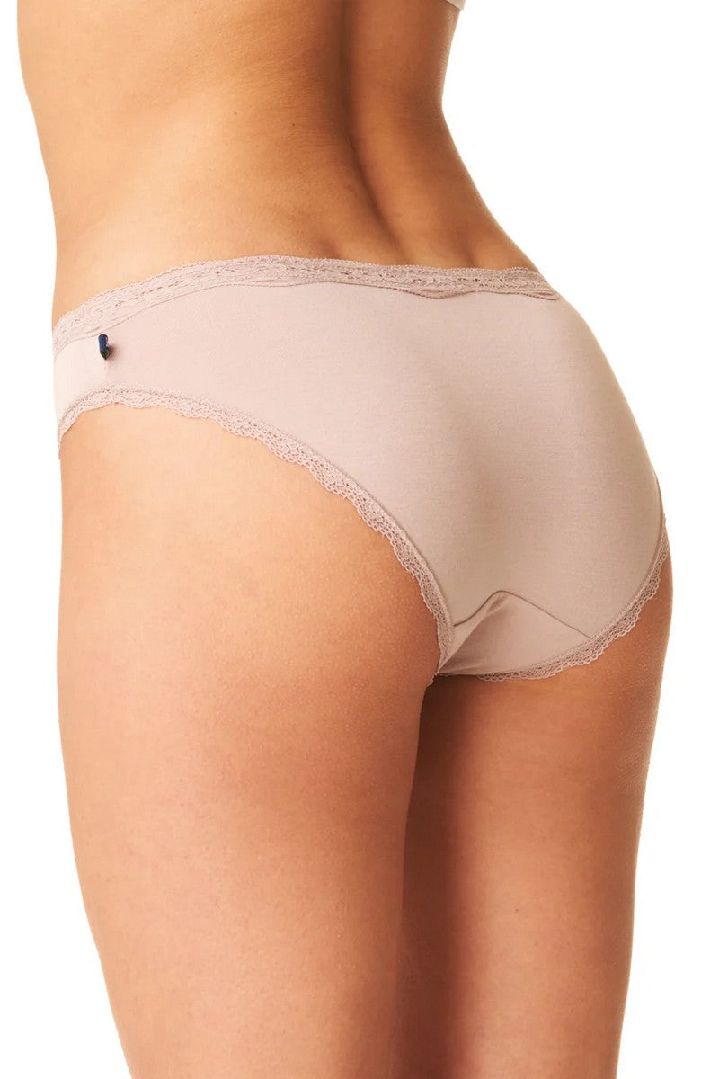 Хлопковые трусики слип LPR 002 beige