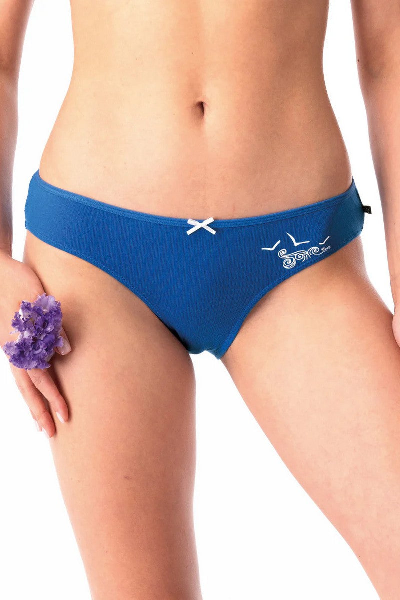 Хлопковые трусики слип LPR 723 A25 (2 шт.) blue