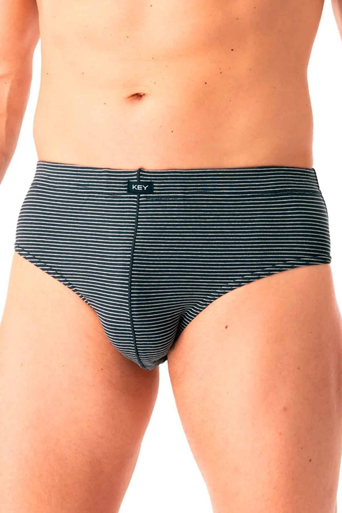 Мужские трусы слип MPP 327 B25 gray/green (2 шт.)