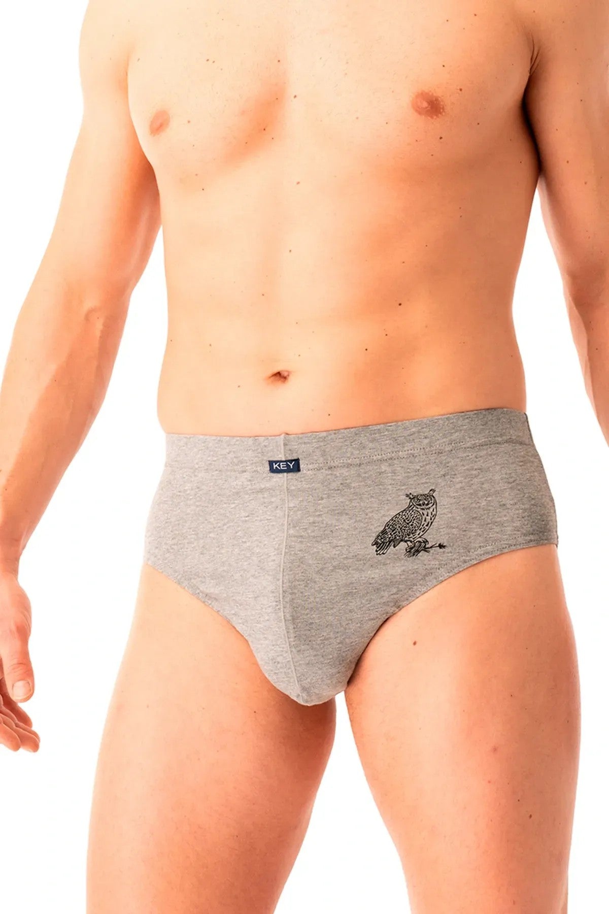 Мужские трусы слип MPP 703 B25 gray/black (2 шт.)