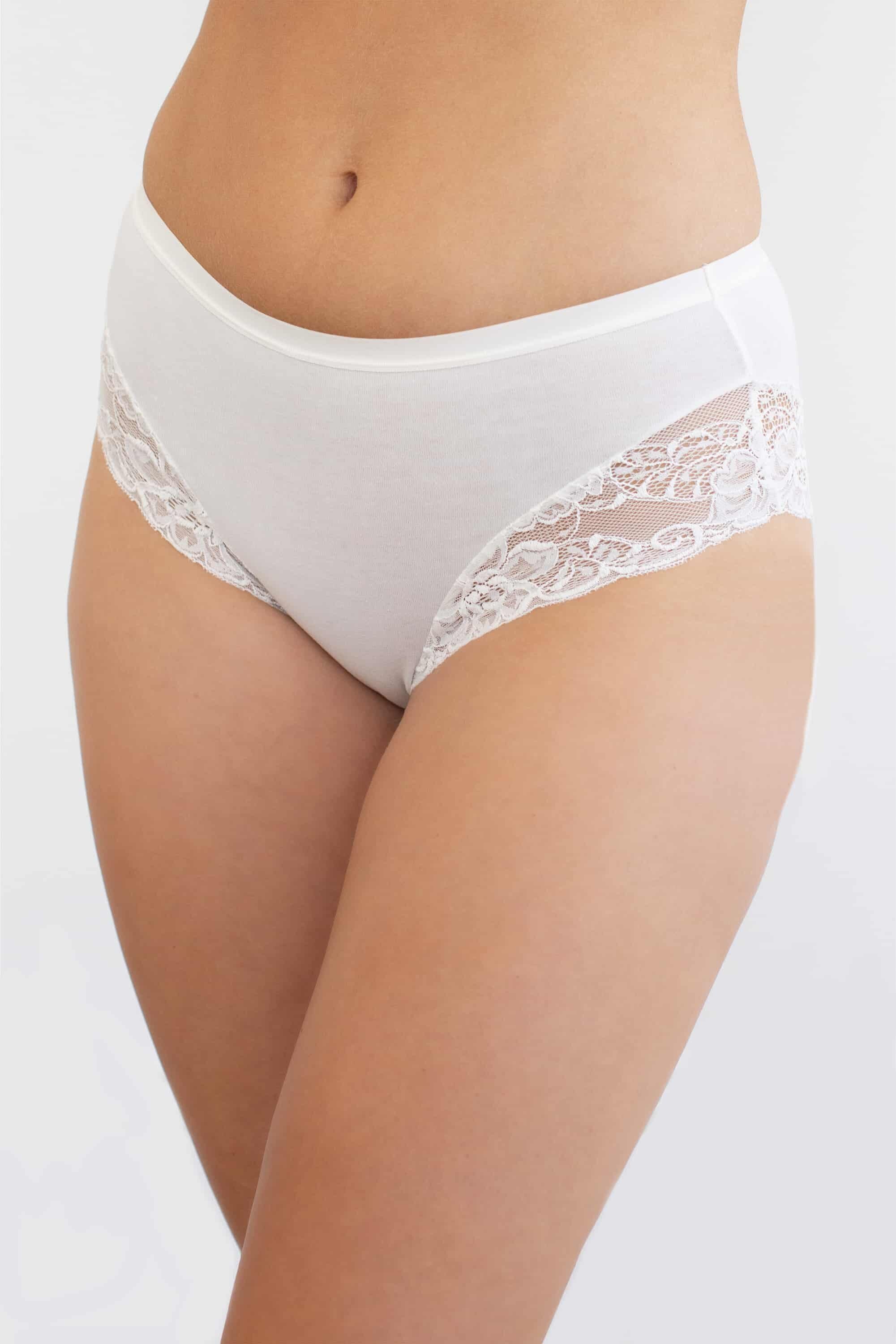 Хлопковые трусики слип 153.01 CL Cotton antique white