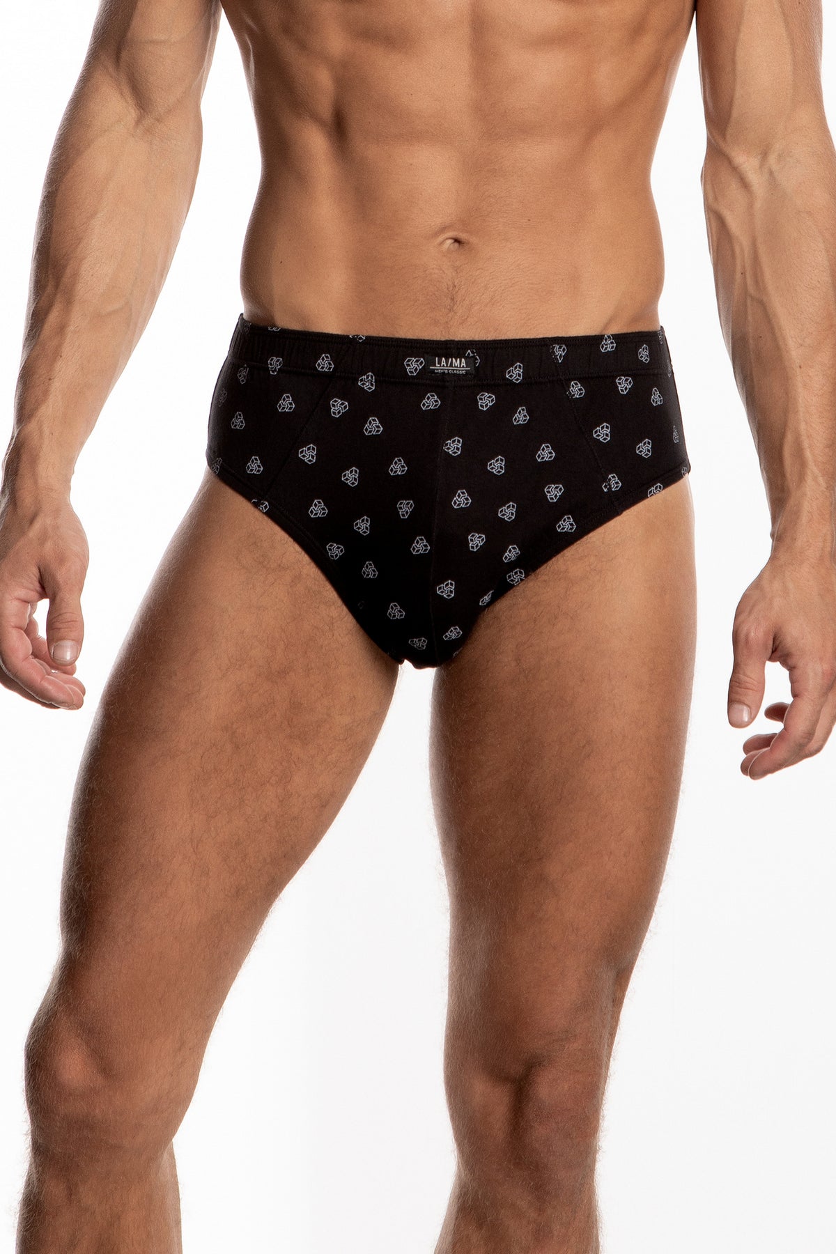 Мужские трусы слип 110CL-19 black/blue (3 шт.)