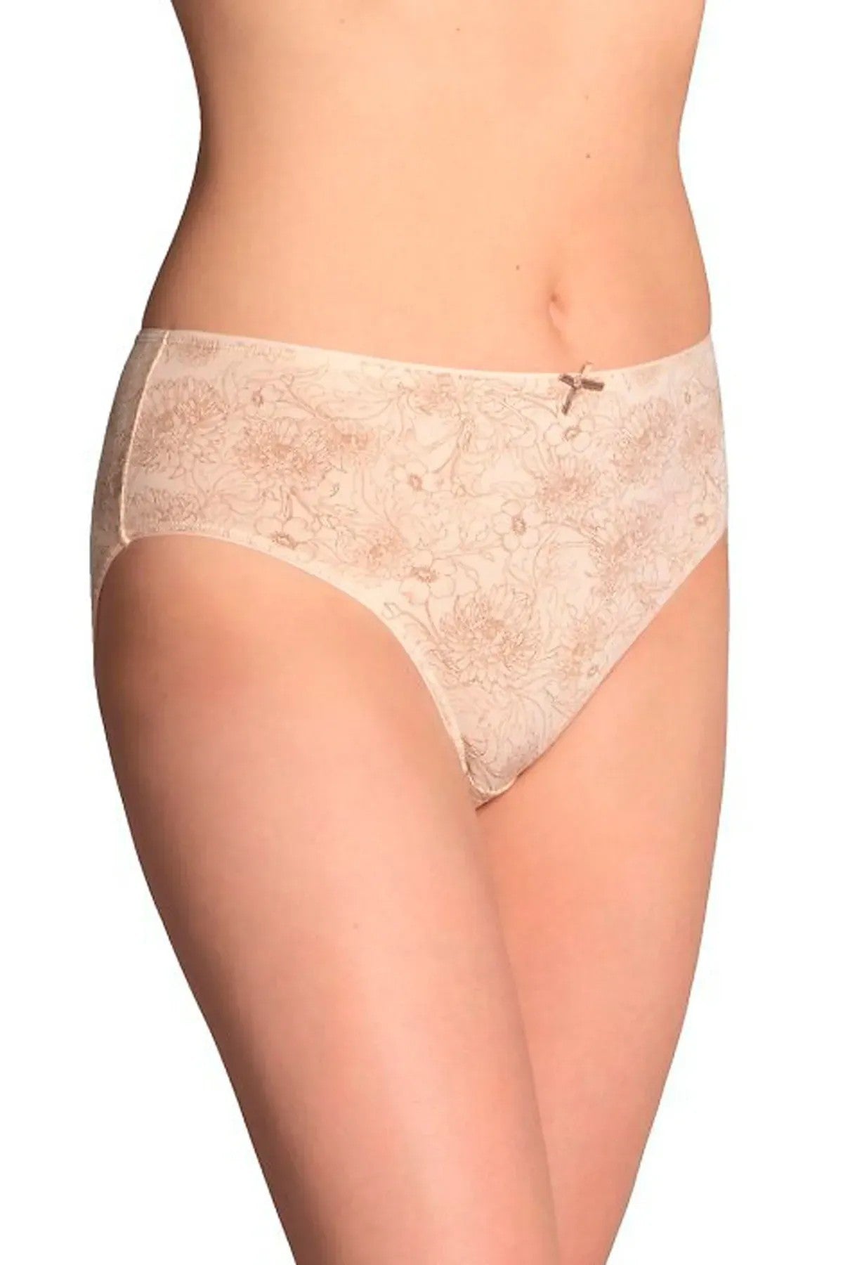 Хлопковые трусики слип 120BI-92 cofee/milk/beige (3 шт.)