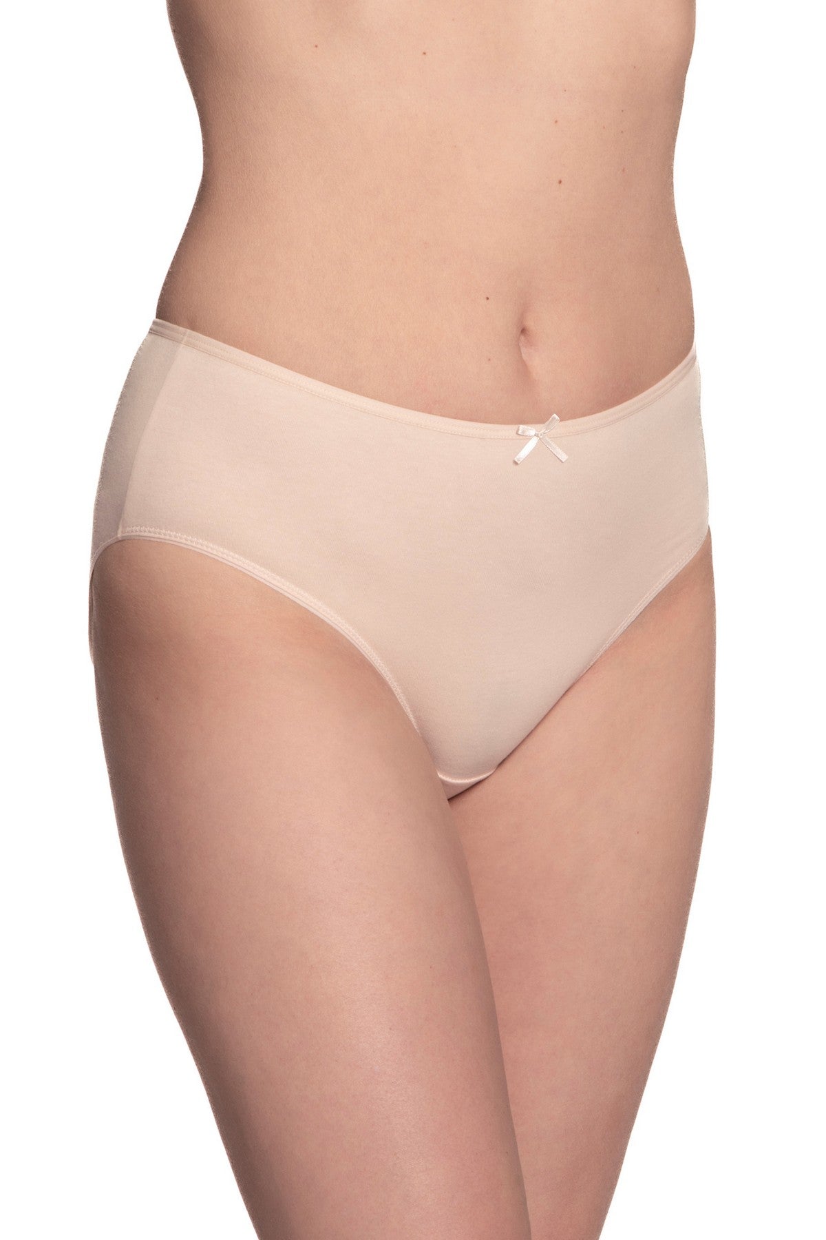 Хлопковые трусики слип 122BI-58 rose/beige (3 шт.)