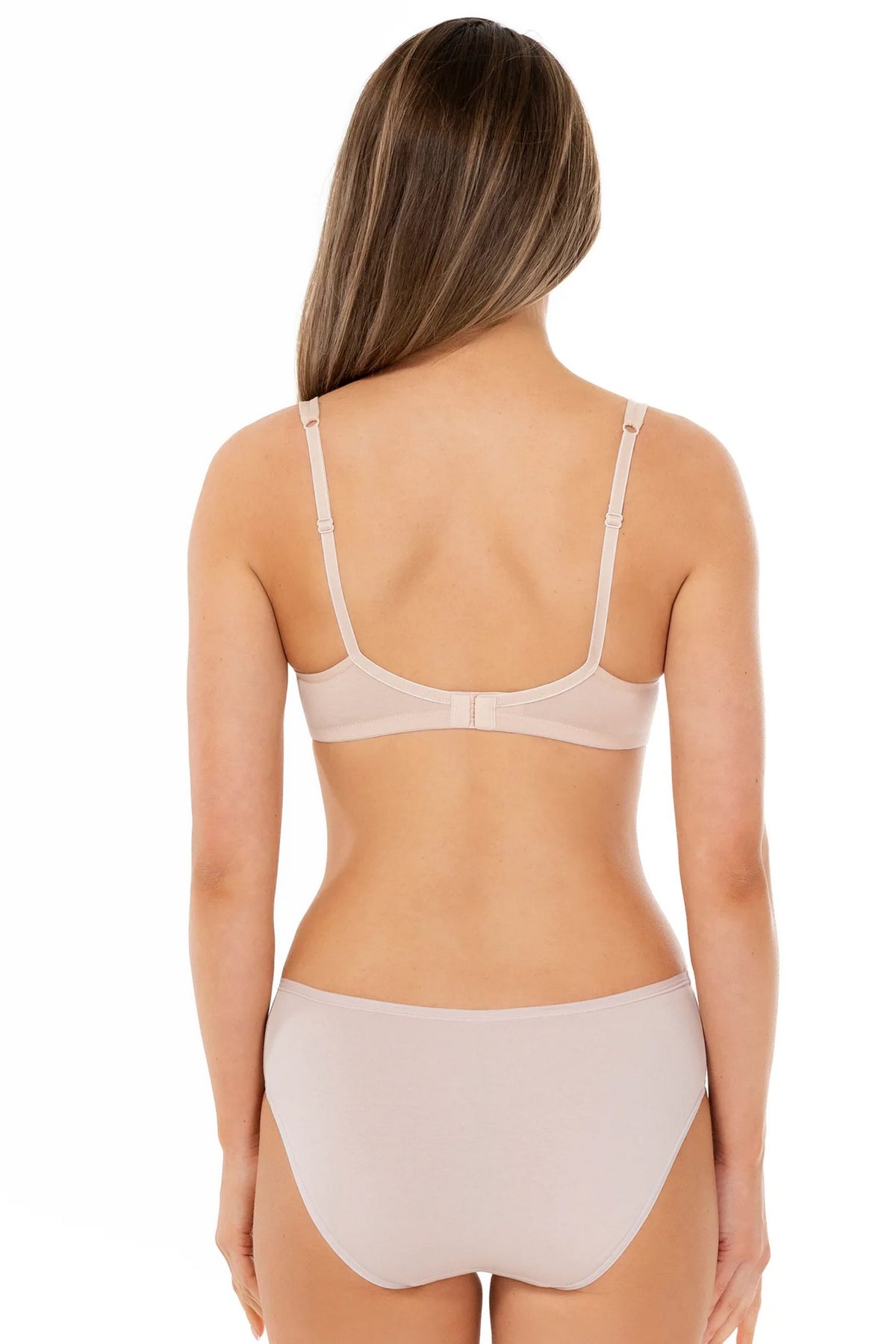 Хлопковые трусики слип Simple Cotton 15B56 silver peony