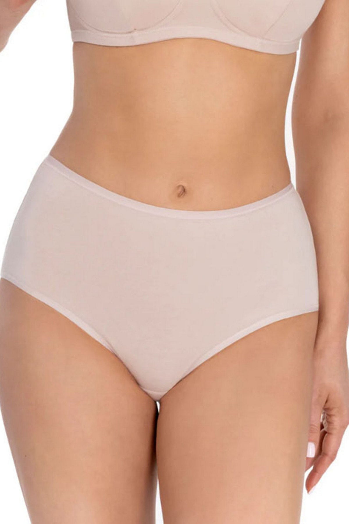 Хлопковые трусики слип Simple Cotton 15B58 silver peony