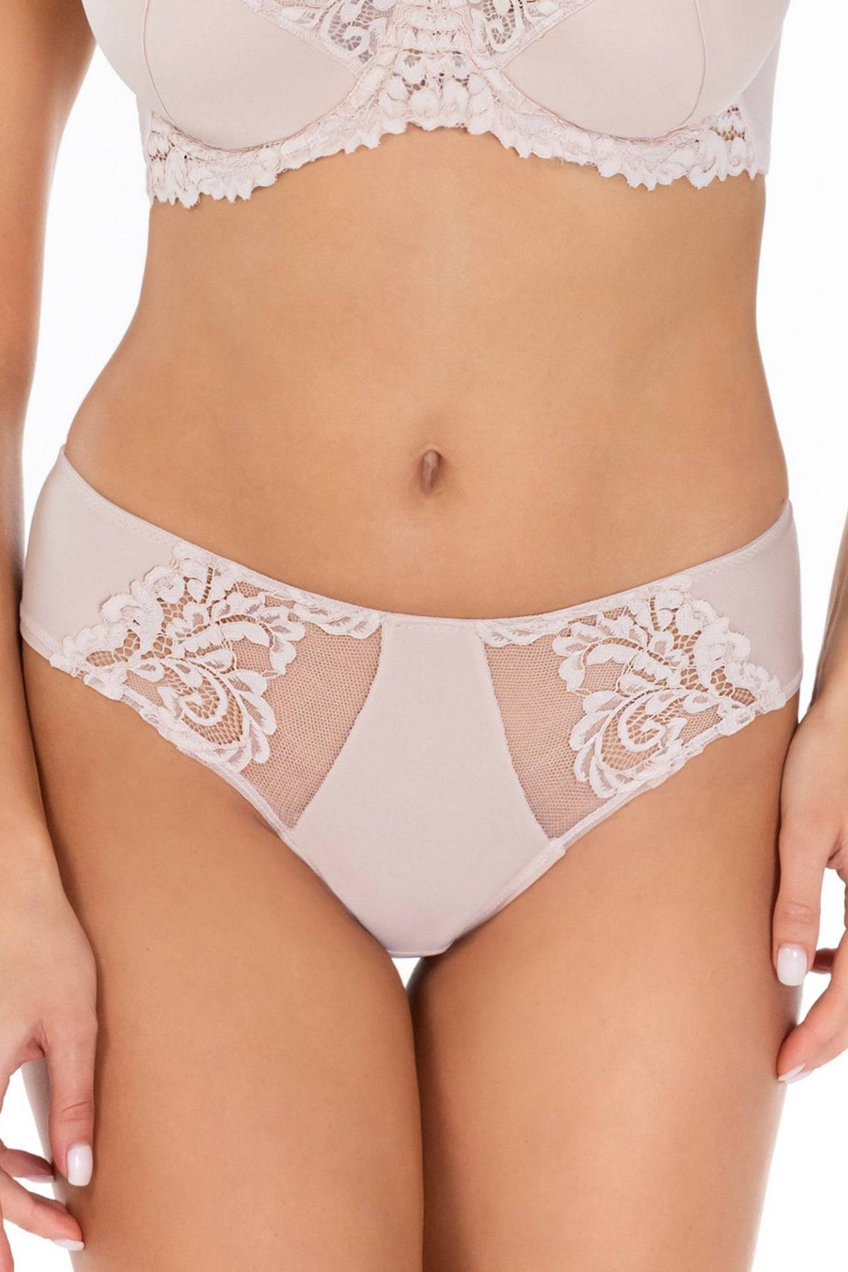 Трусики сліпи Lace love 58K52 silver peony