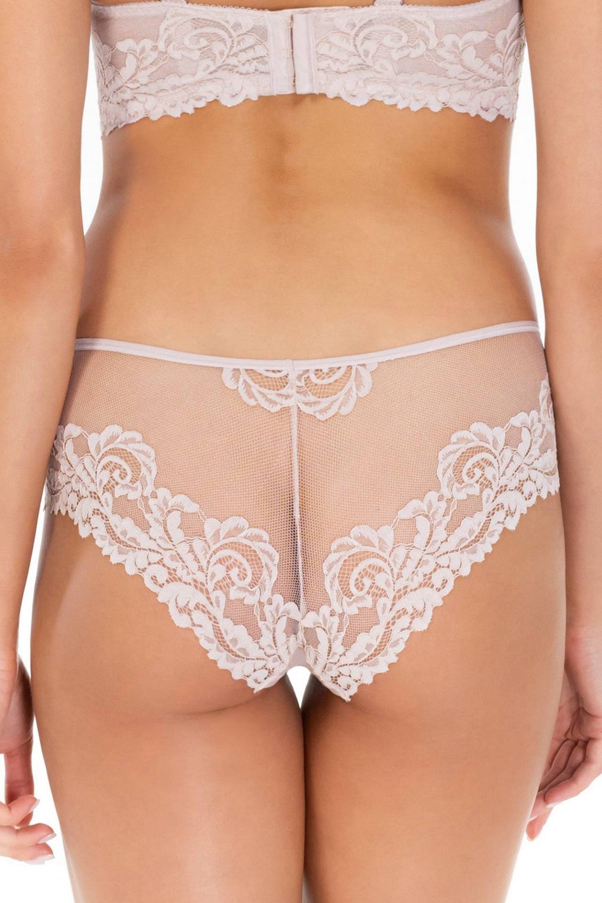 Трусики бразилиана 58K70 Lace Love silver peony