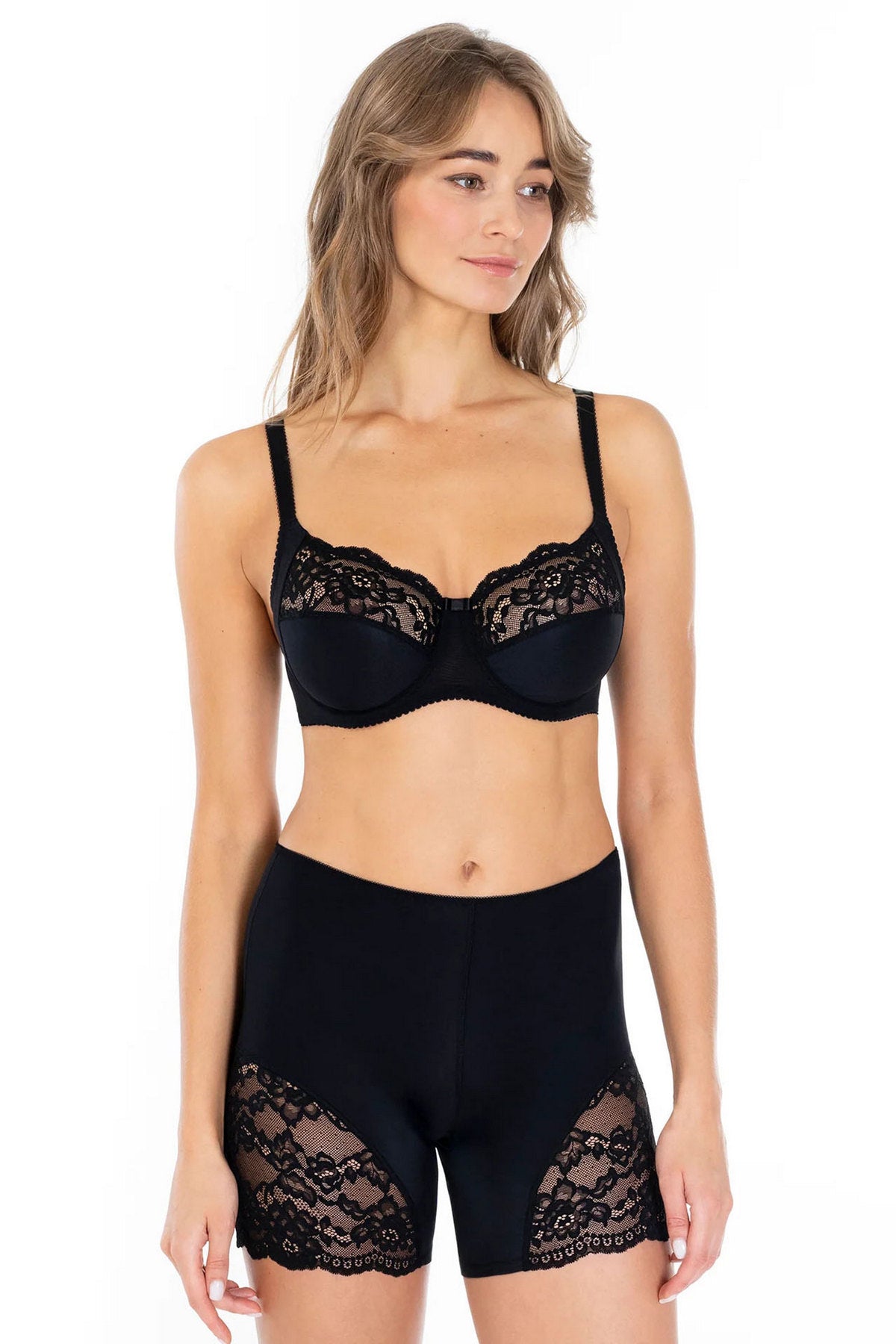 Шорты с кружевом Everyday 72F71 black