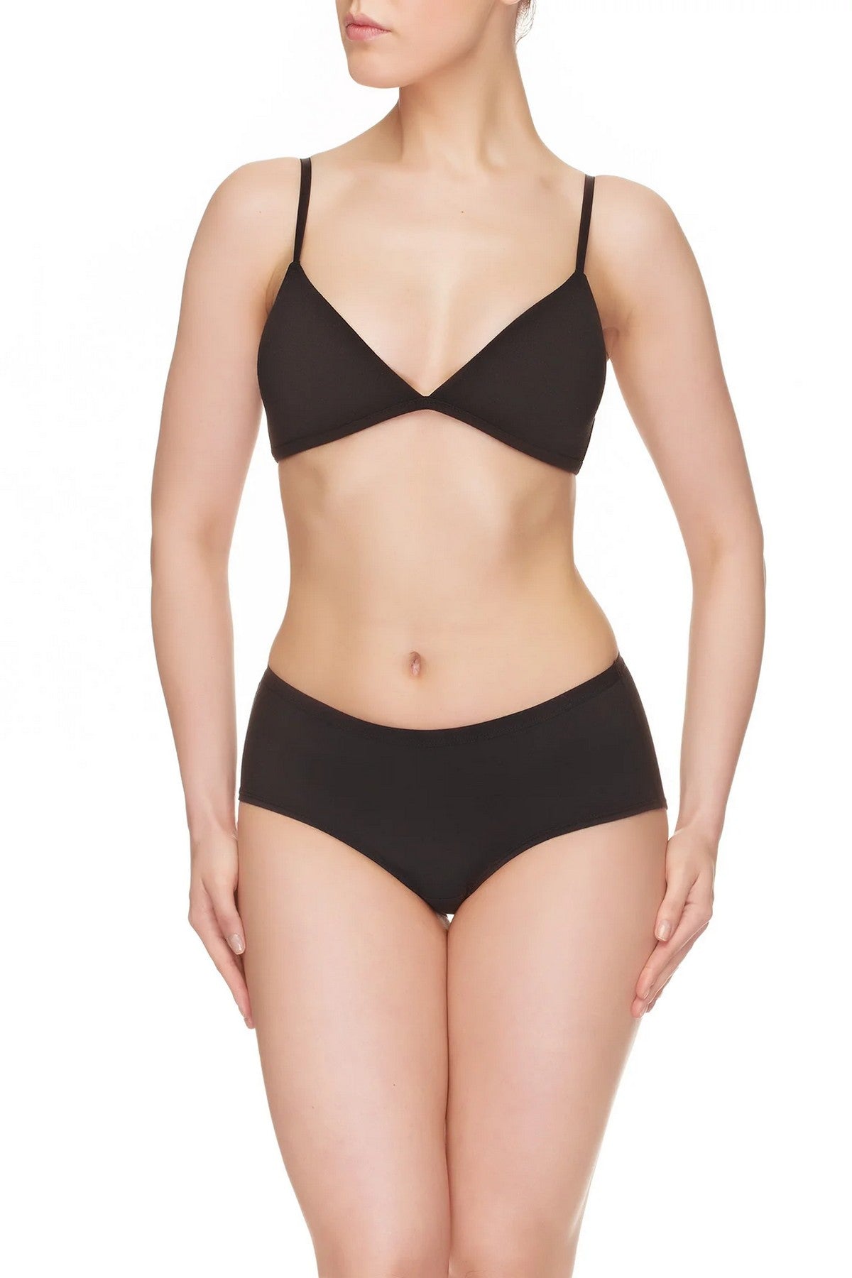 Хлопковые шортики Simple Cotton 93J70 black