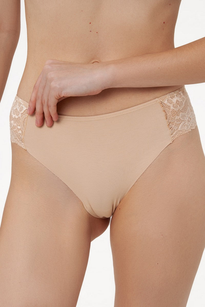 Безшовні трусики сліпи L5180T beige