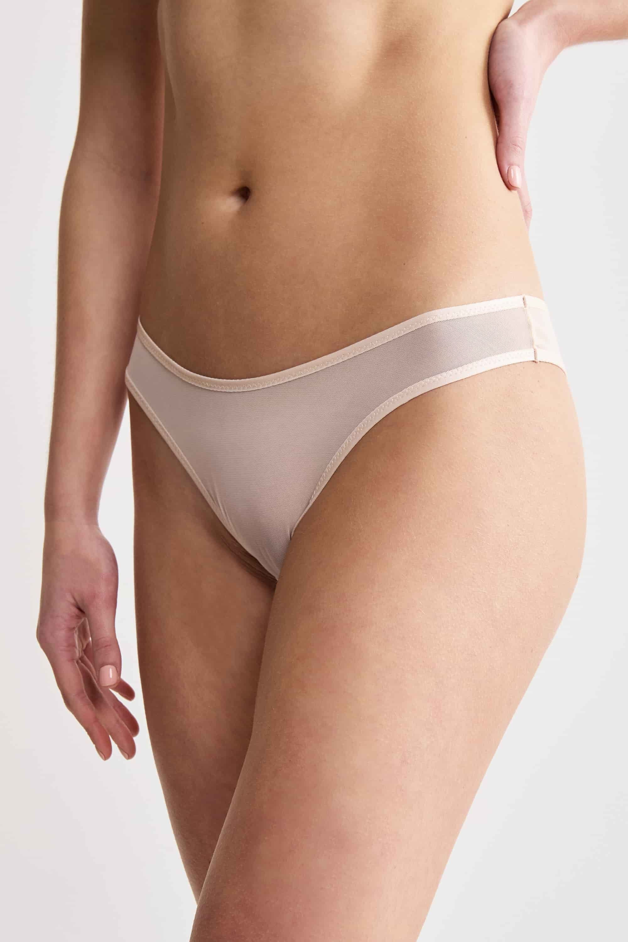 Трусики брифы из микросетки LU114-06 Chicago powder