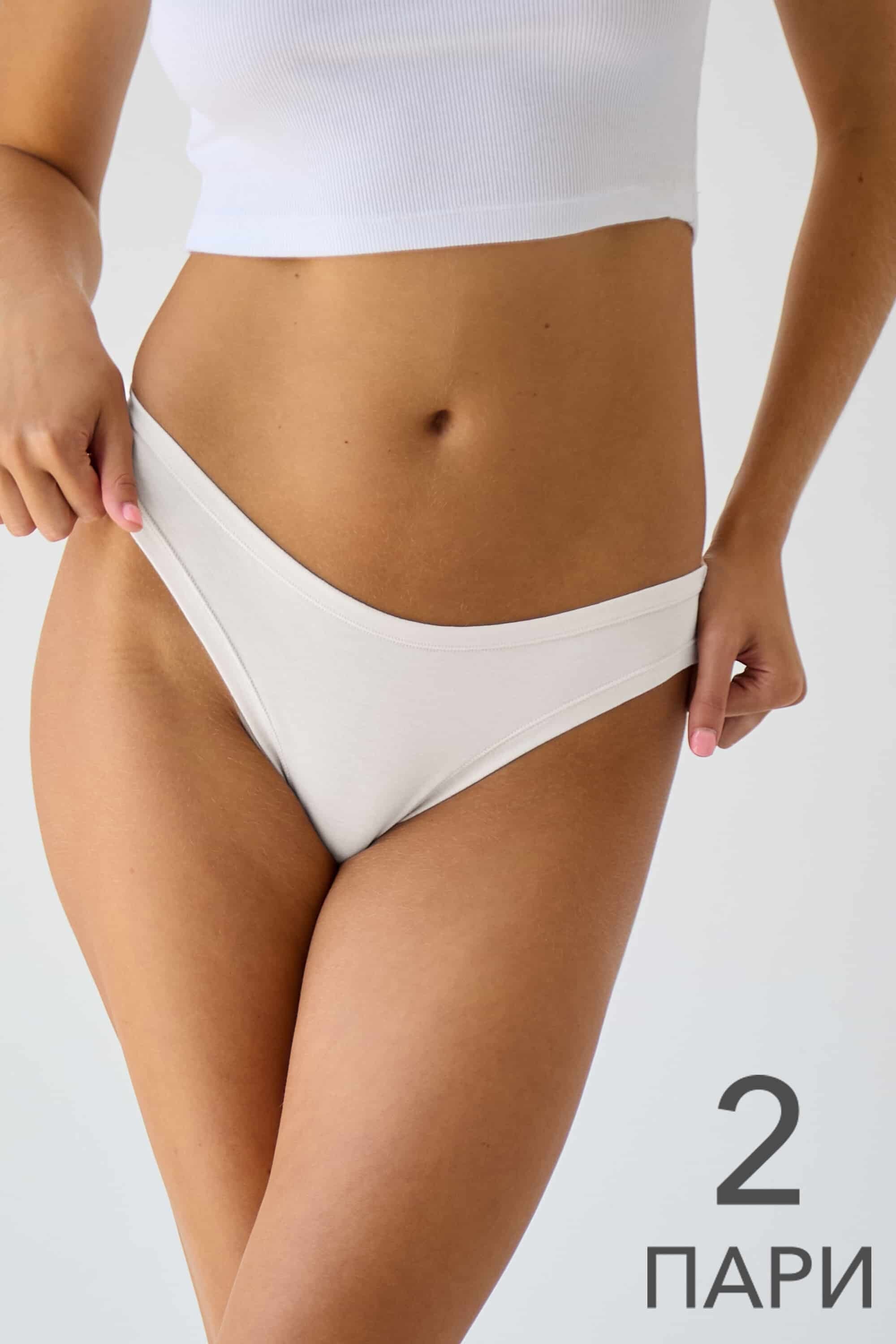 Хлопковые трусики стринг LU133-12 Africa (2 шт.) white