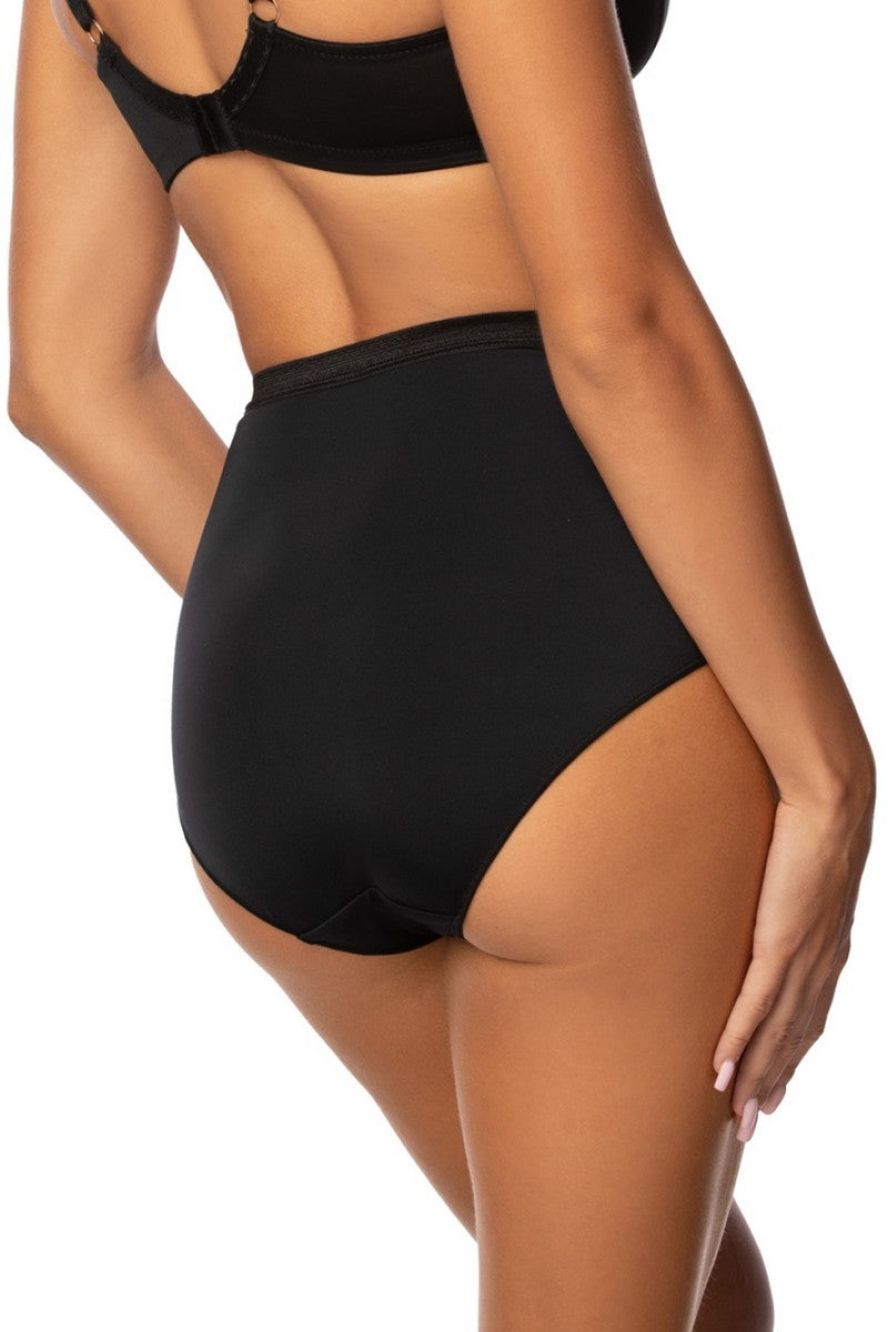 Высокие трусики слип 656-000 black