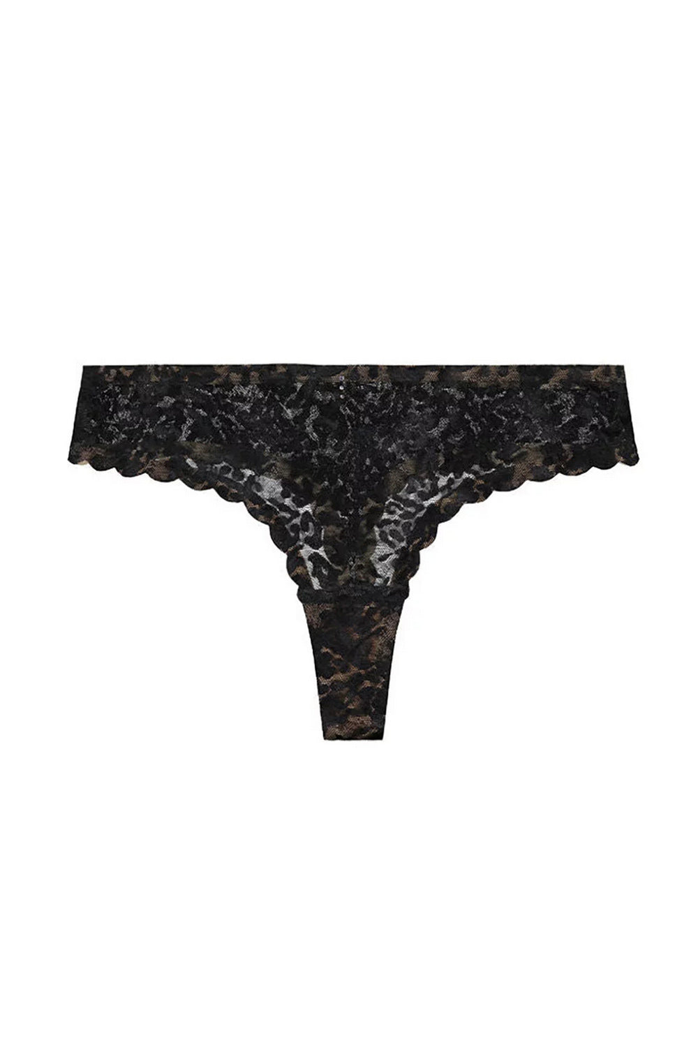 Бесшовные трусики стринг 374135 My Fit Laser Scallop black