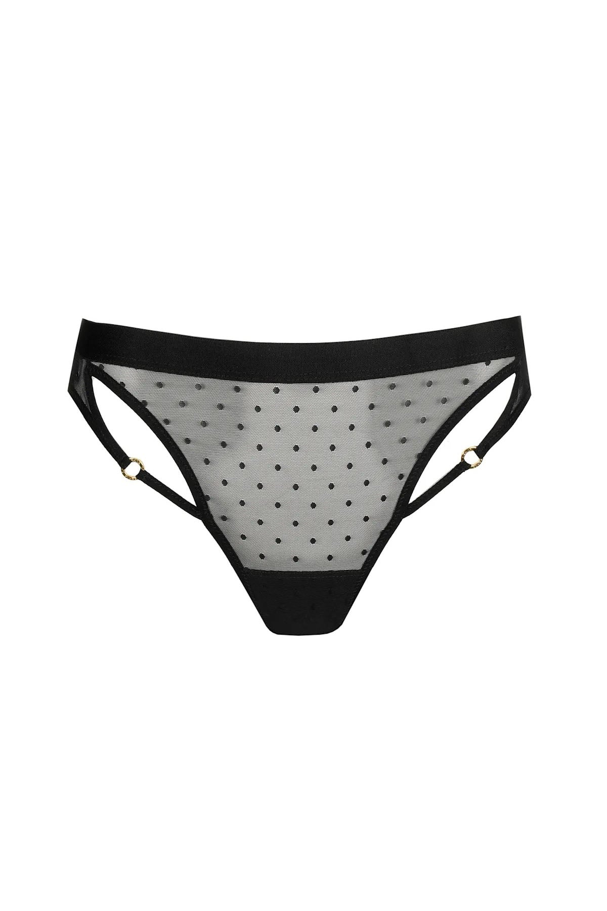 Трусики слип из микросетки 3500450 Rincon black