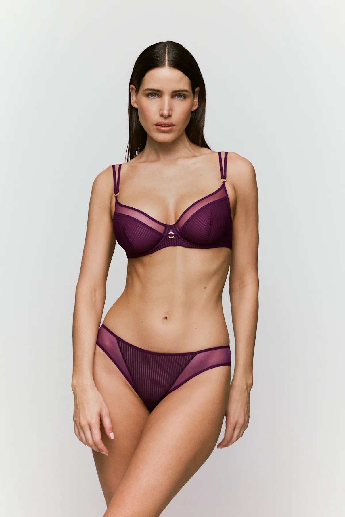 Трусики сліпи у смужку 3501150 Radia glossy purple