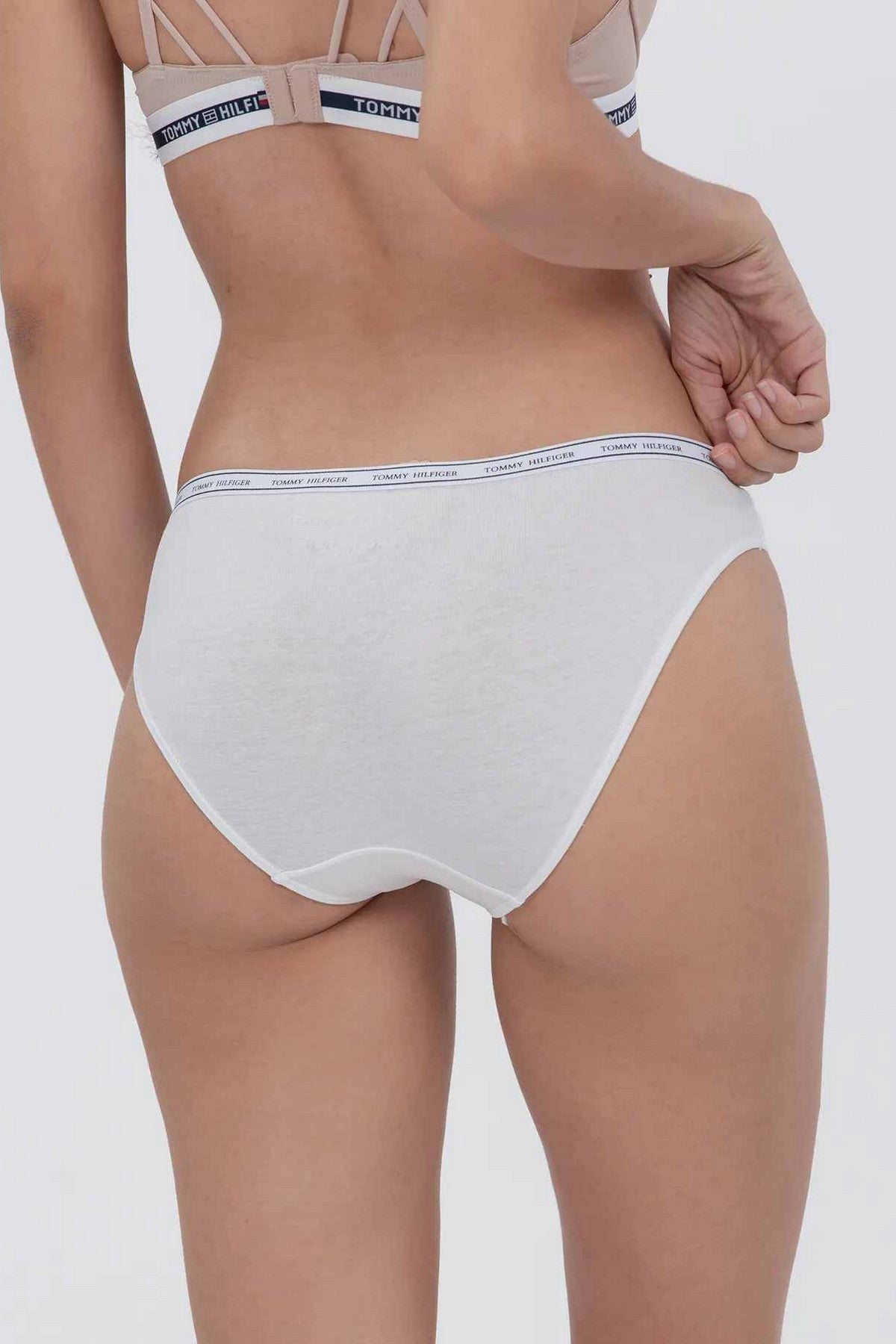 Бавовняні бікіні 748028469 white Tommy Hilfiger вигляд ззаду