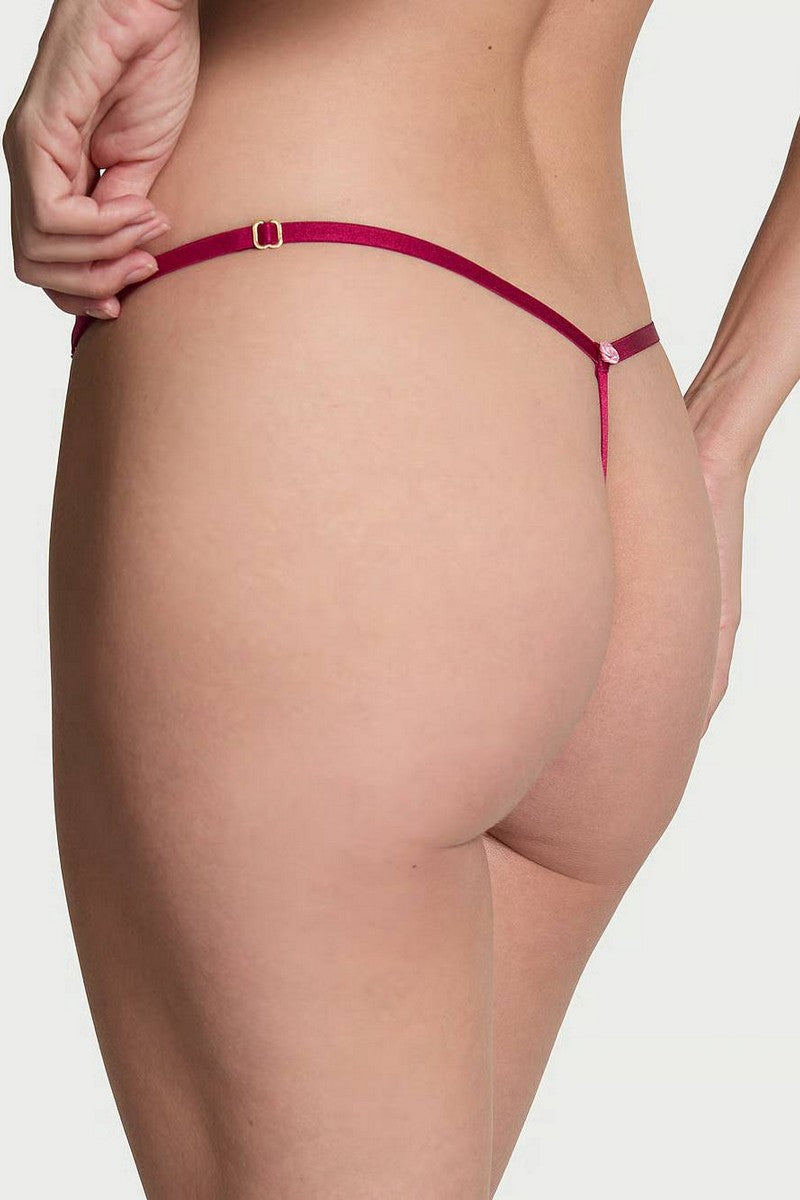 Кружевные трусики стринг 217384625 bordo