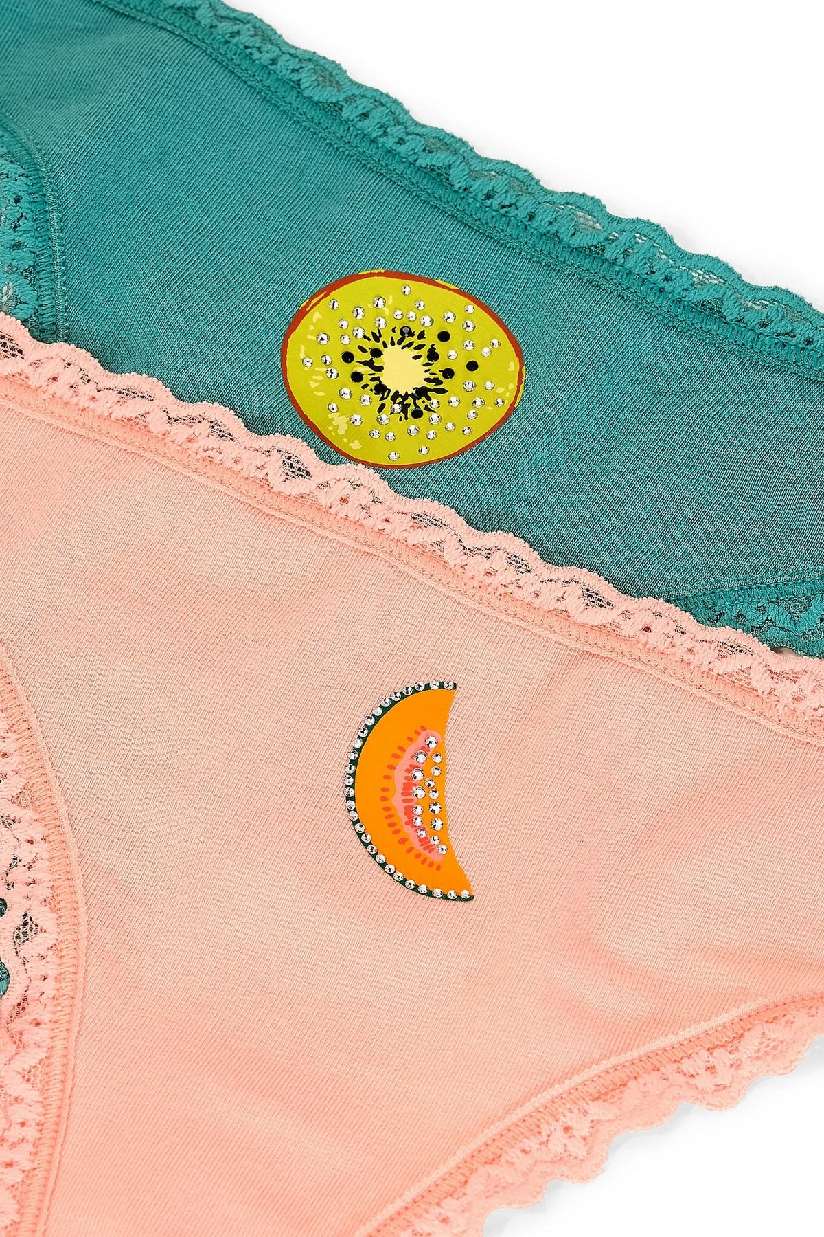 Бавовняні трусики стрінги 515440221 (5 шт.) multi Victoria`s Secret