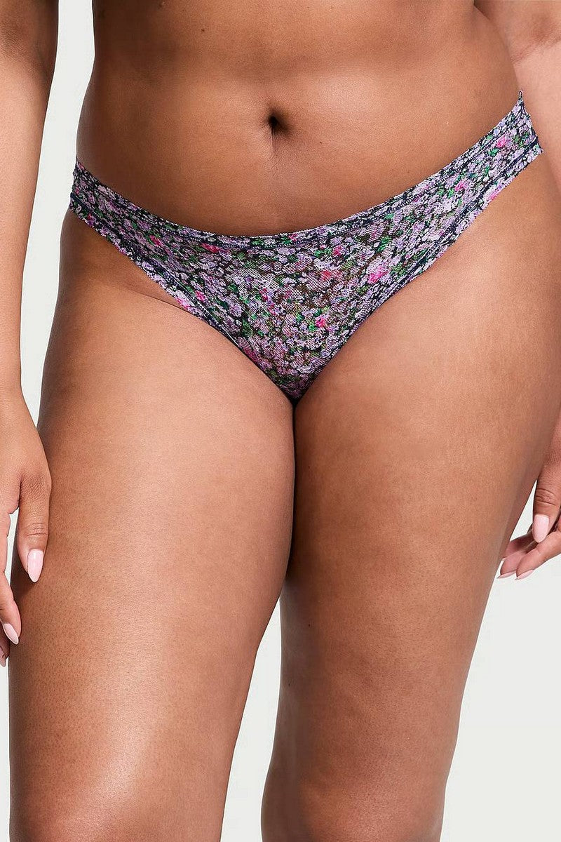 Кружевные трусики слип 107292866 violet