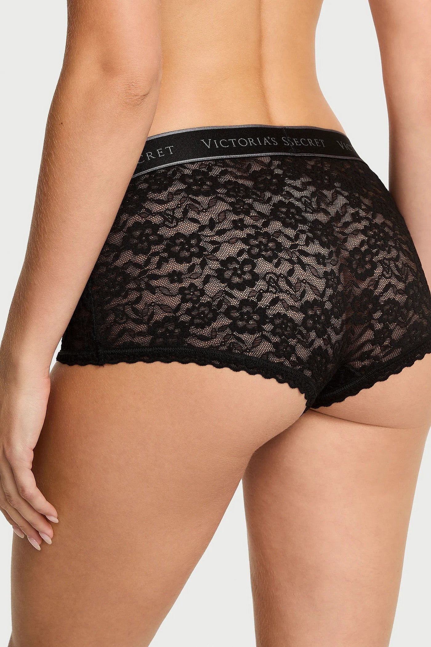 Кружевные шортики 108496092 black