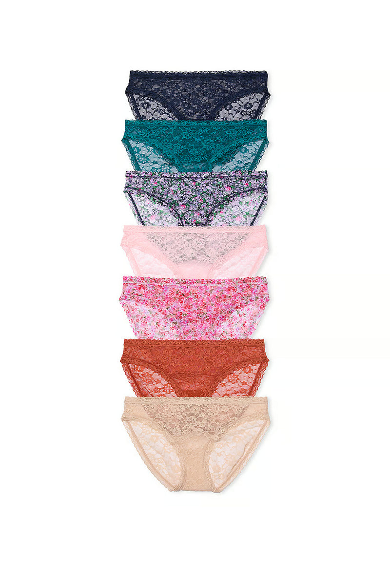 Кружевные трусики слип 125885841 (7 шт.)