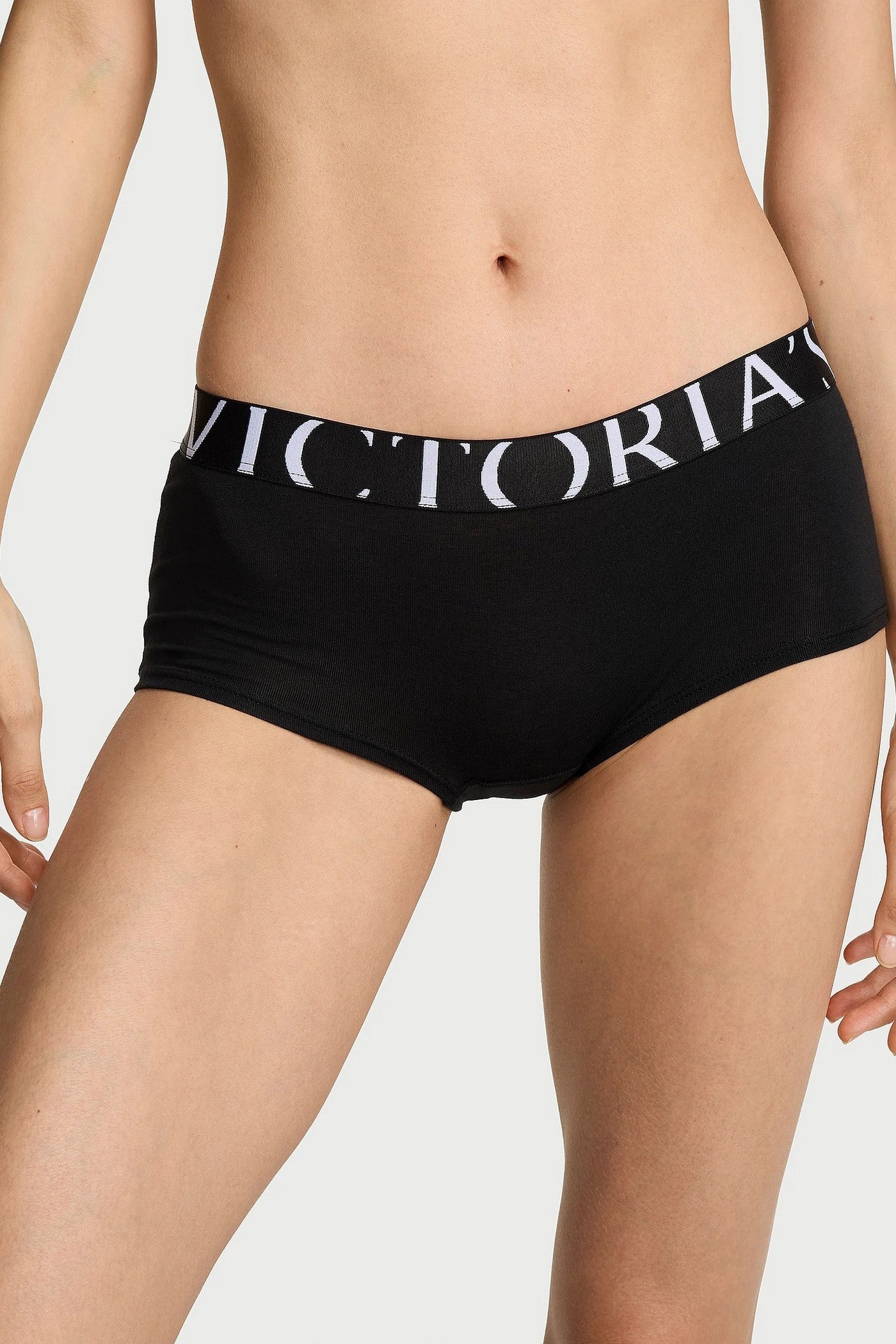 Бавовняні шортики 146042390 black Victoria`s Secret