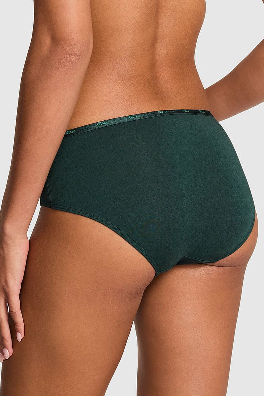 Бавовняні трусики зі стразами 152882177 green Victoria`s Secret