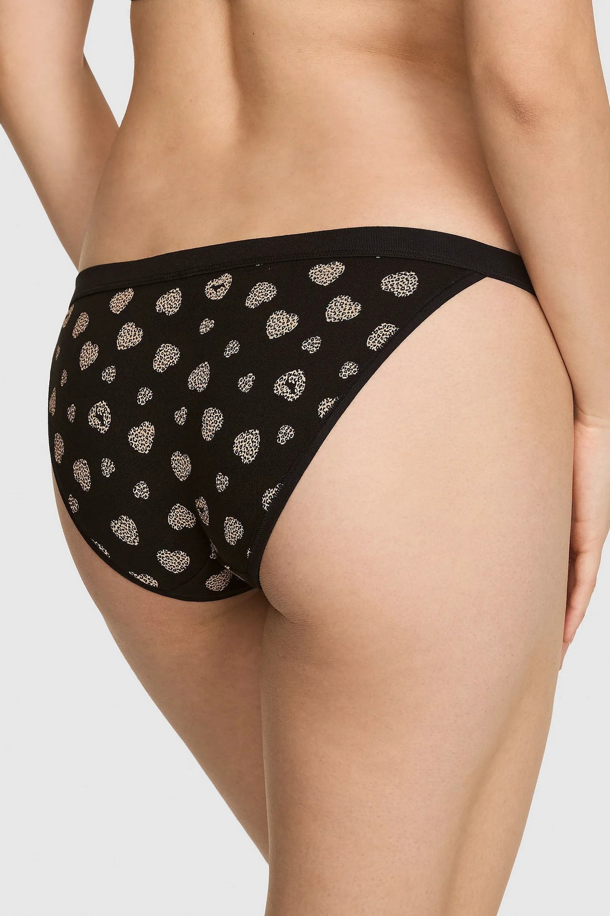 Бавовняні трусики бікіні 201158848 black Victoria`s Secret
