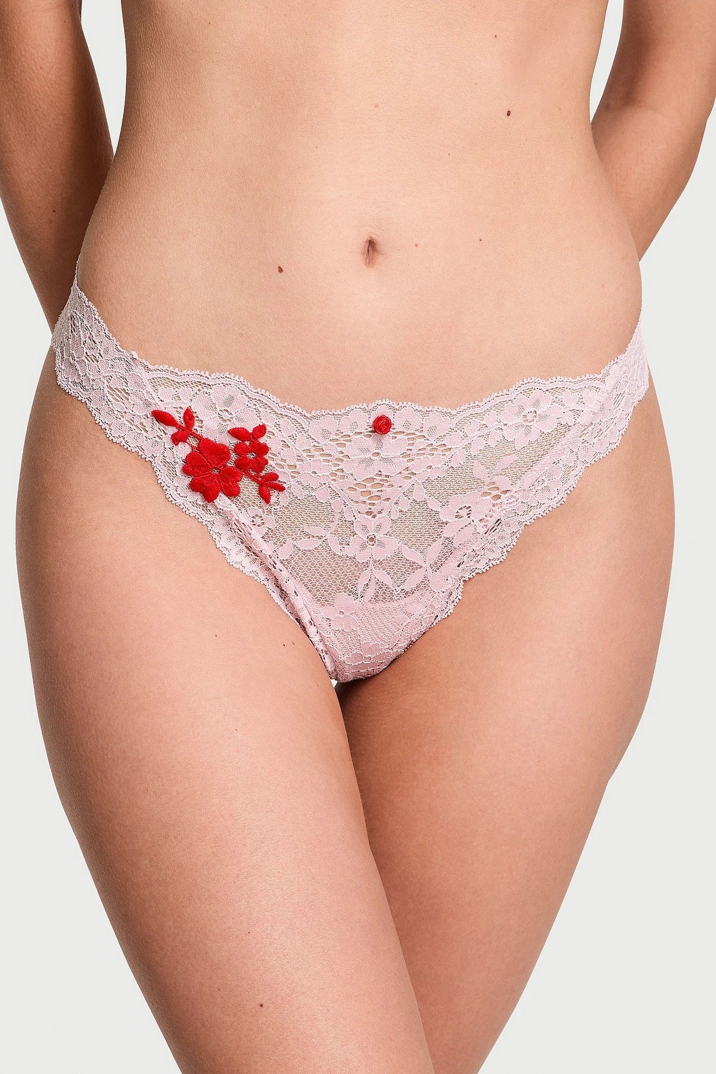 Кружевные трусики стринг 20962804 rose