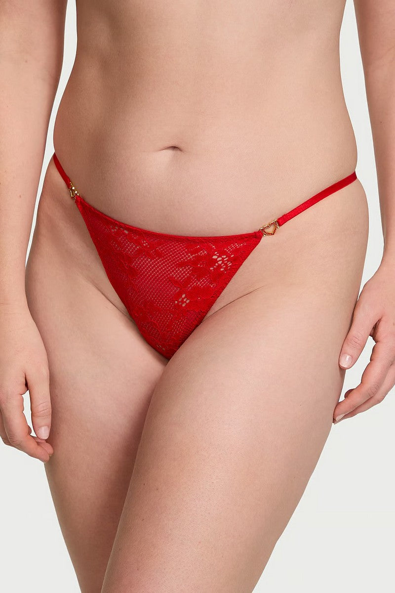 Кружевные трусики стринг 215092116 red