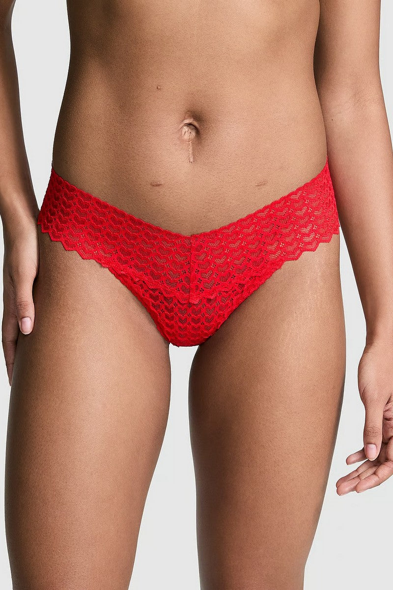 Кружевные трусики стринг 223877649 red