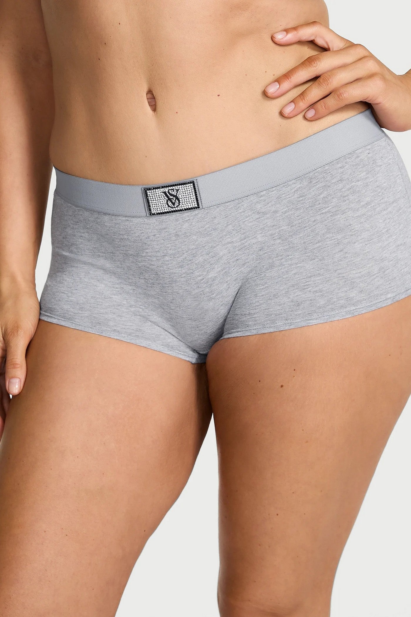 Хлопковые шортики 267277465 gray
