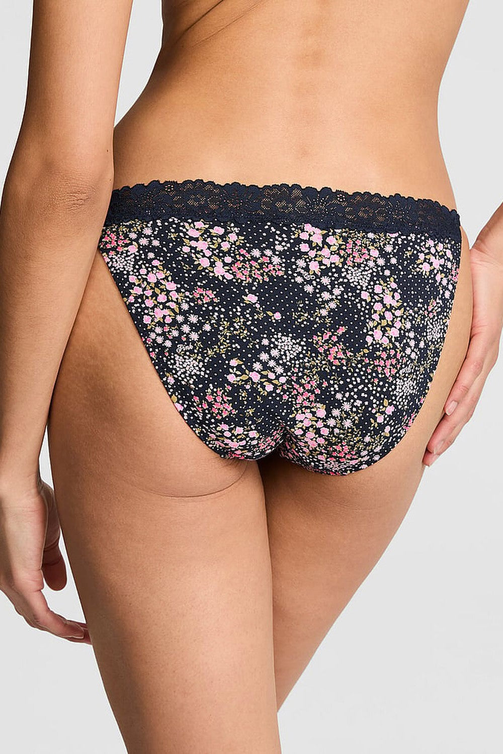 Бавовняні трусики бікіні 271652403 blue Victoria`s Secret вигляд ззаду