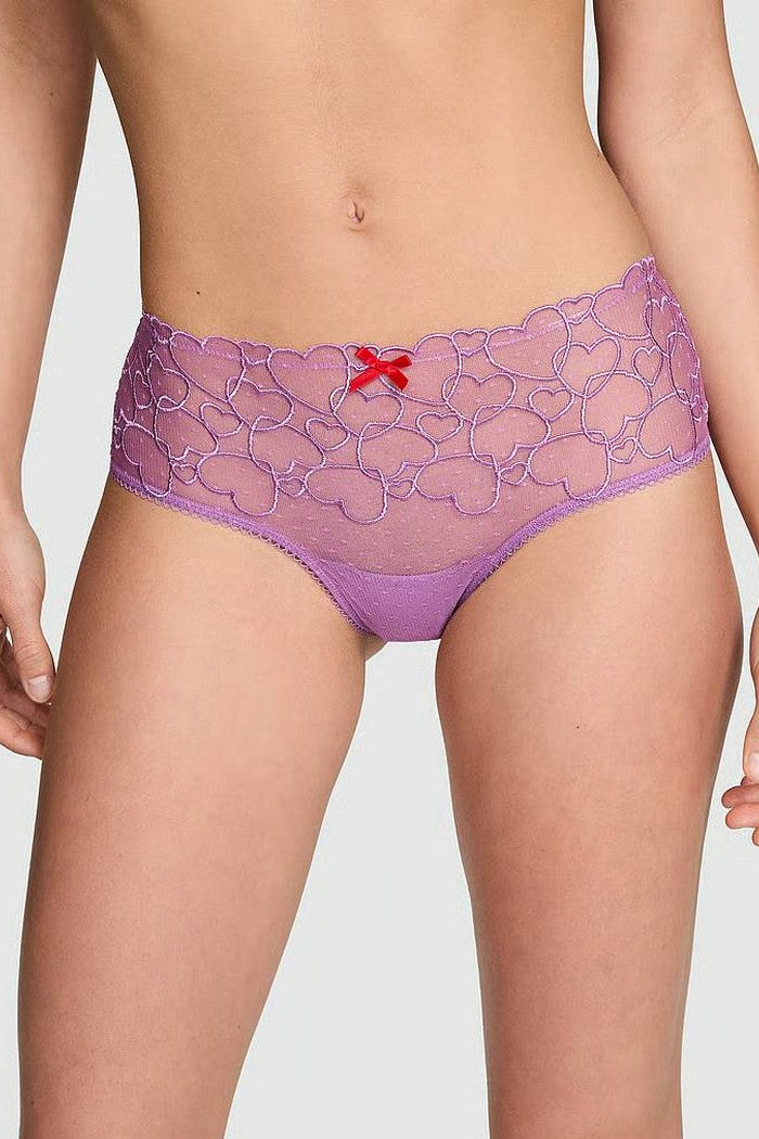 Шортики с вышивкой 275919449 violet