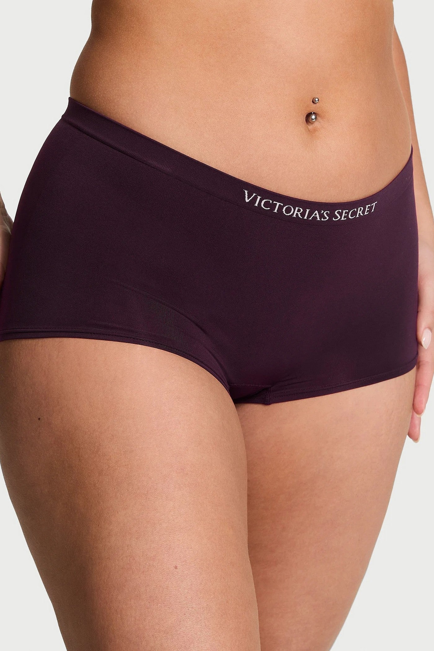 Шортики з логотипом 29285286 violet Victoria`s Secret
