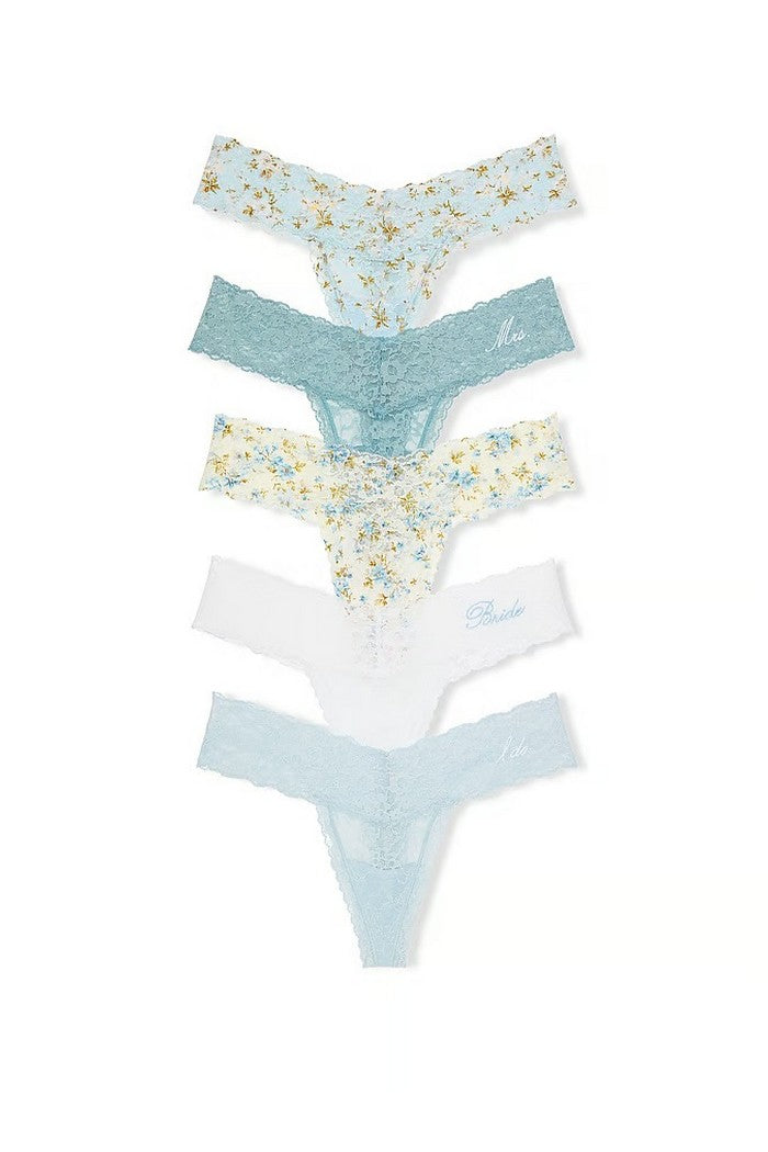 Кружевные трусики стринг 294467846 multi (5 шт.)