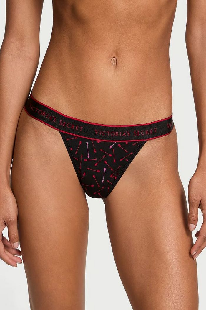 Бавовняні трусики танга 338343848 black