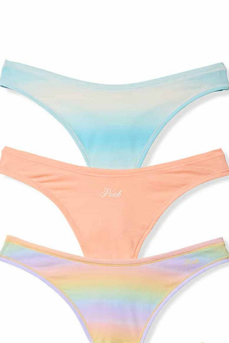 Бавовняні трусики стрінги 358807366 (5 шт.) multi Victoria`s Secret